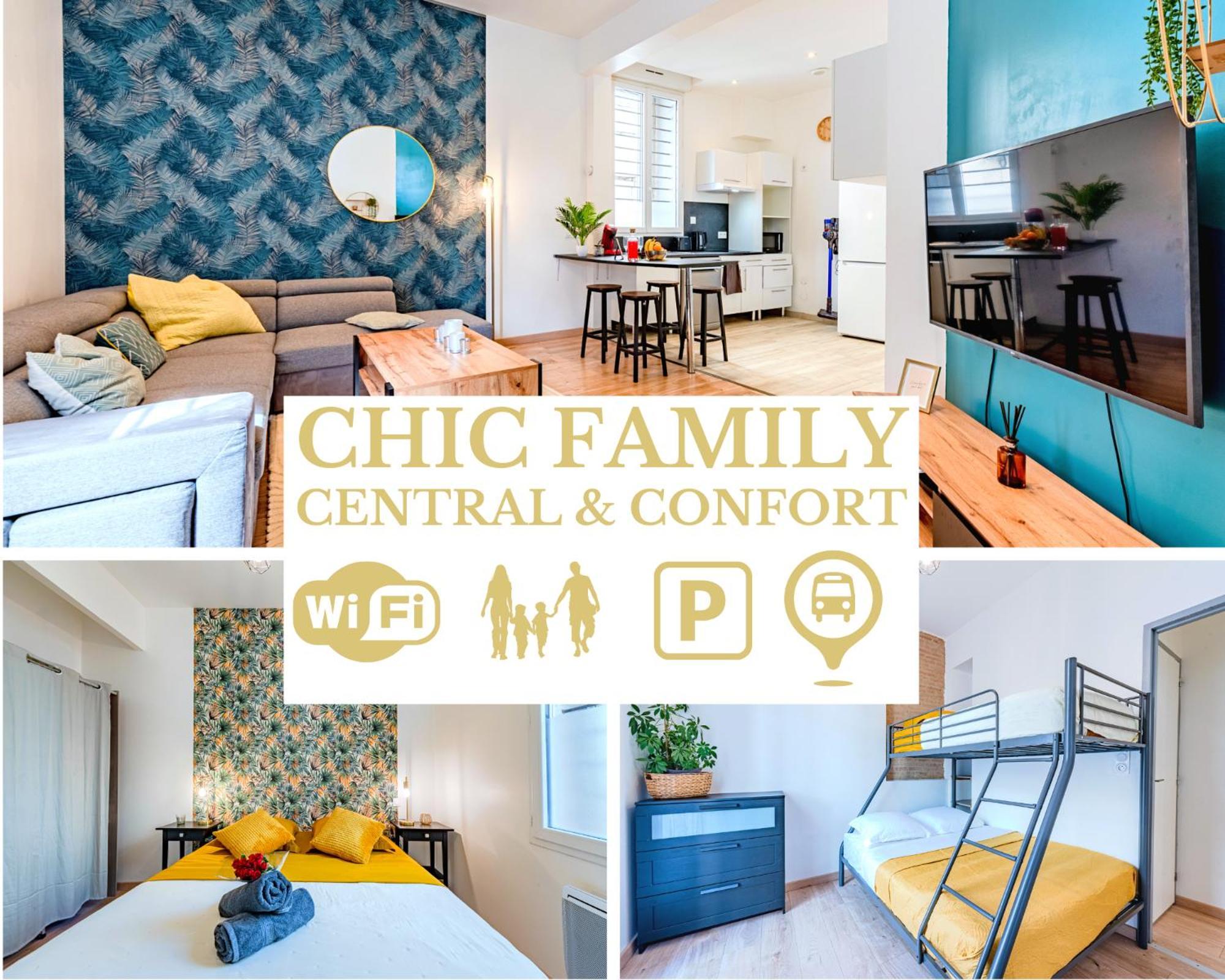Chic Family - Neuf & Moderne - Parking Wifi Centre Ville Gare Tgv - Confort Ideal Famille - Offre Speciale 페르피냥 외부 사진